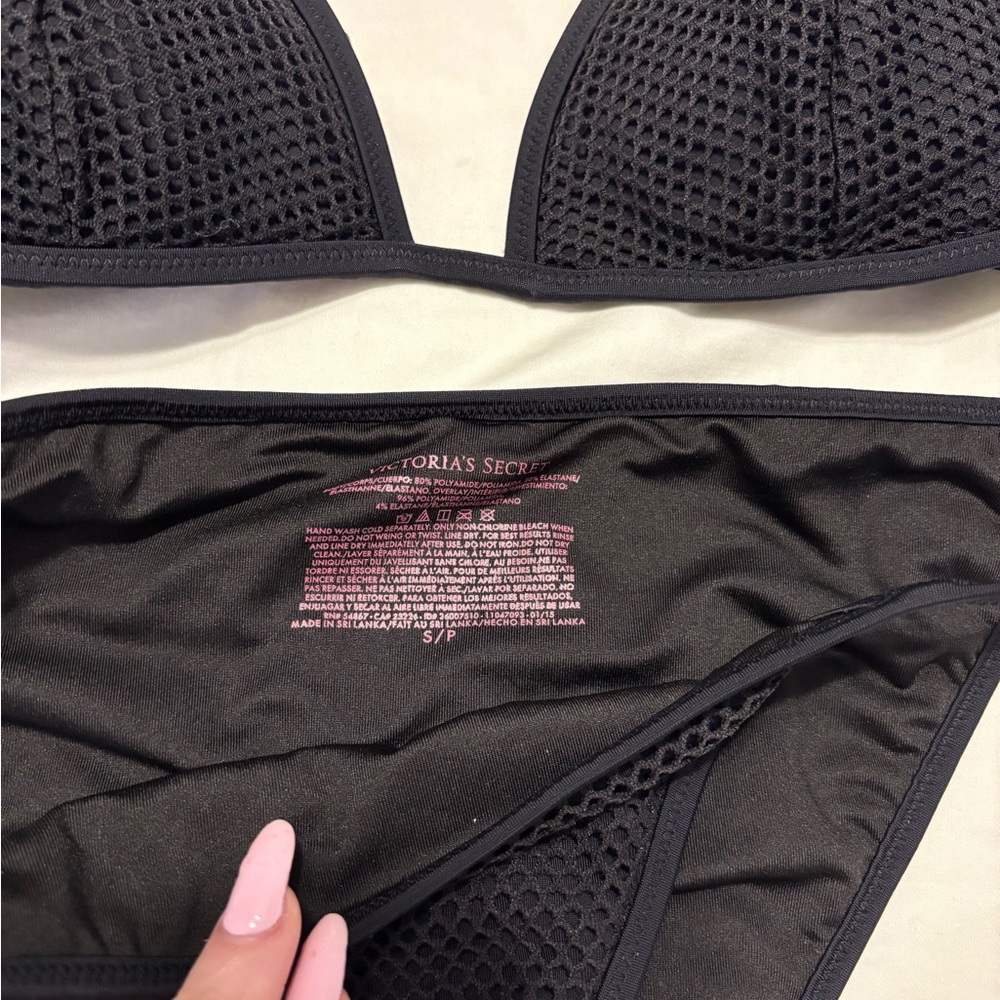 Victoria's Secret Black Triangle Bikini - Picture 2 of 4